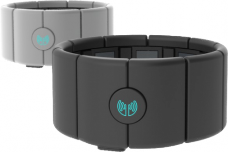 Myo gesture control armband grey and black