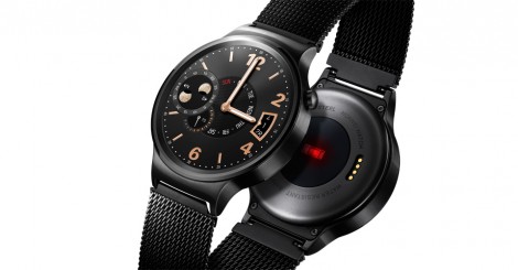 Huawei Watch black front and back