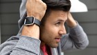 Fitbit Blaze black on wrist