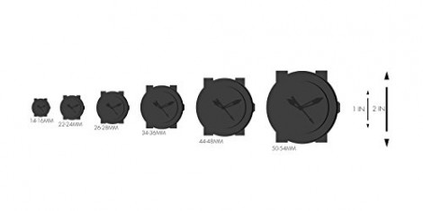 Fossil Q54 Pilot size guide