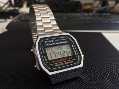 Casio retro watch A168 02