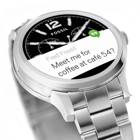 Fossil Q Founder message notification 02