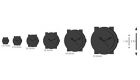 Mens watch size guide