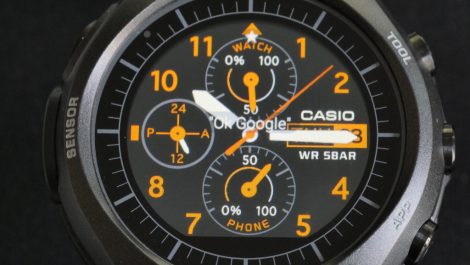 Casio WSD F10 watch face